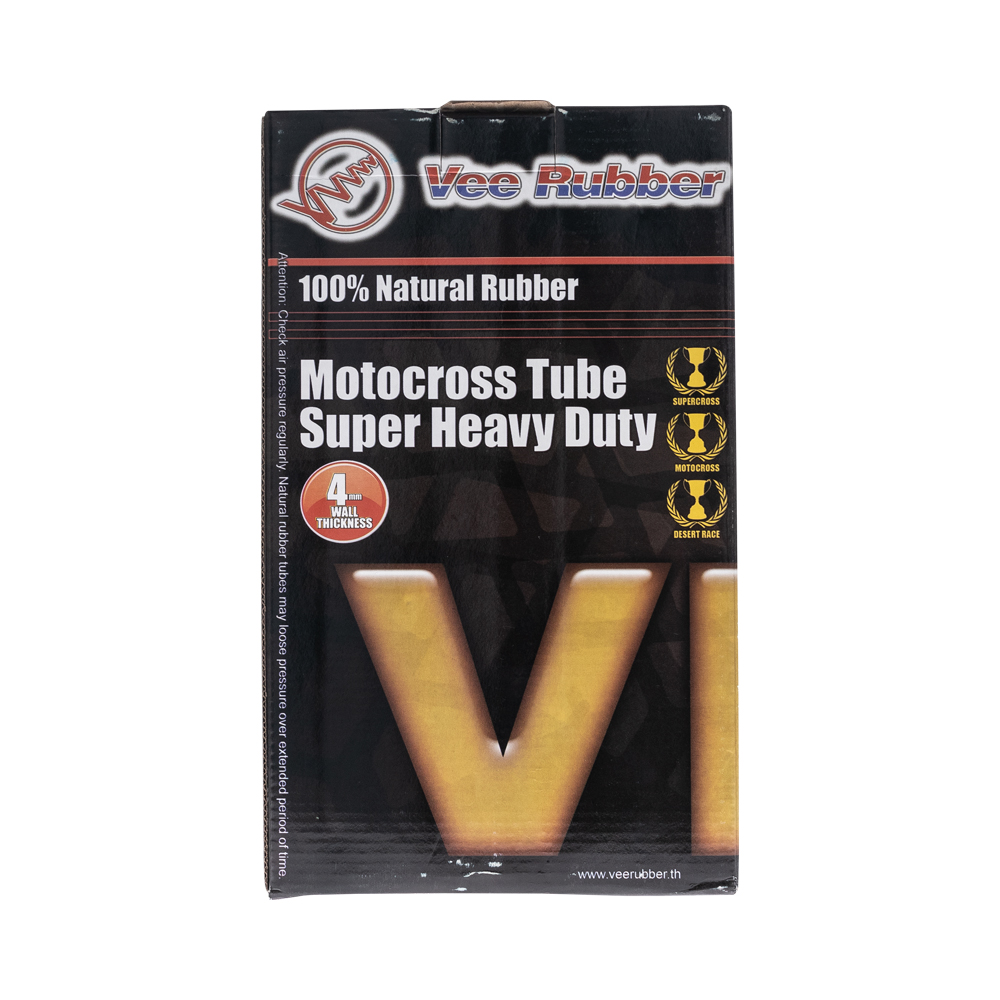VEE RUBBER ULTRA HEAVY DUTY TUBE 2.5mm 100/10018 STRAIGHT VALVE